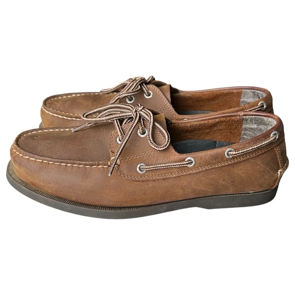 Dockers Vargas Leather Boat Shoes in Rust Brown Men’s 8.5W 90-30406 - Picture 2 of 7